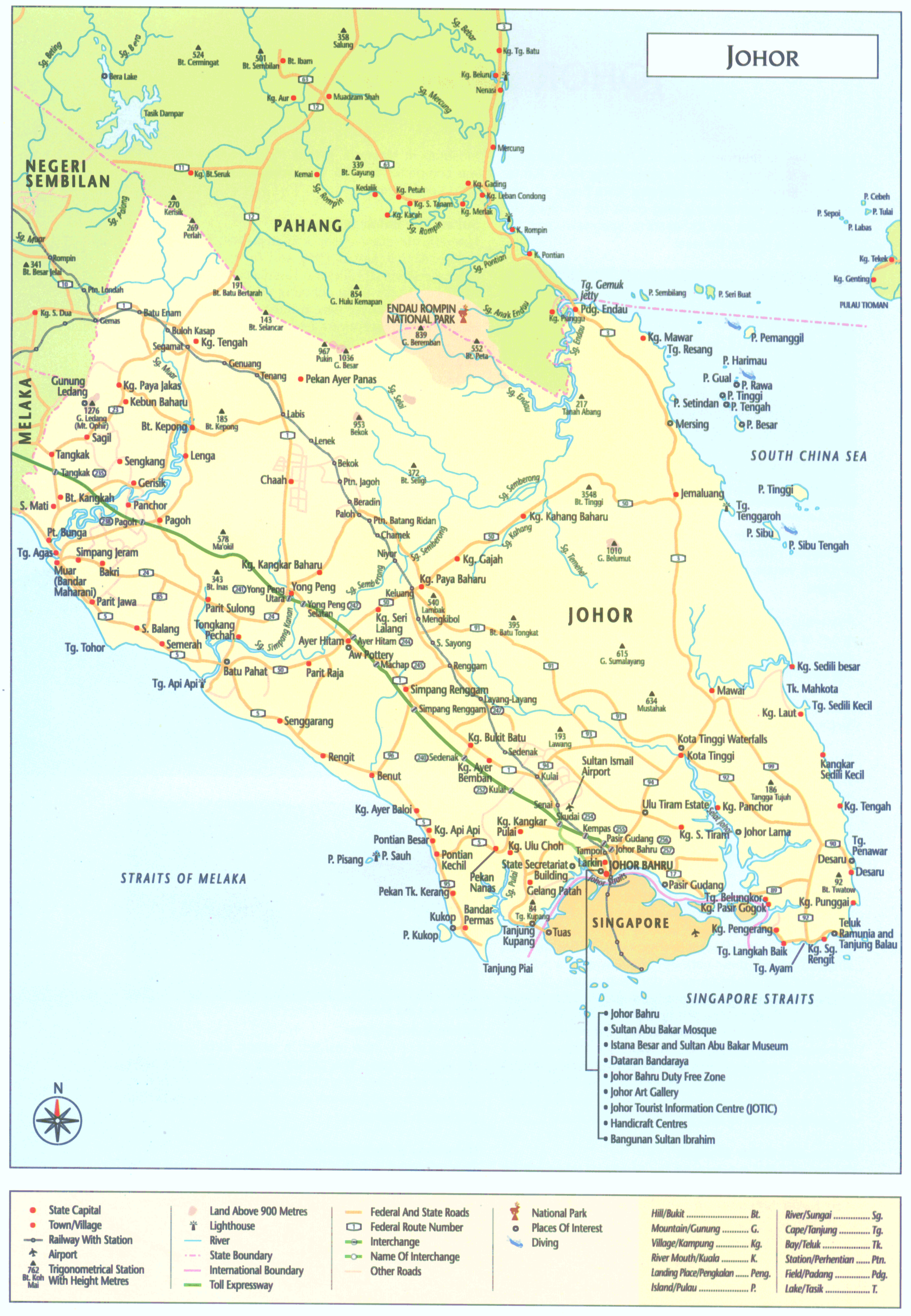 Map Johor